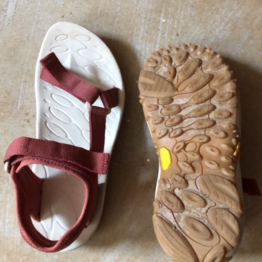 Merrill sandals (run big)